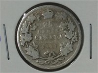 Canada – 1903 – 25-cents Silver