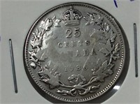Canada – 1936 Dot – 25-cents Silver