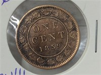 Canada – 1859 – 1-cent – Wow!!!