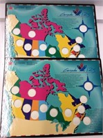 Canada 1992 – (x2) New Collector Coin Boards