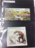 Dinosaurs (x3) Souvenir Sheets