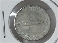 1967 Canadian Silver 10 Cent