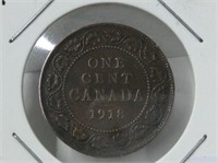 1918 Canadian 1 Cent