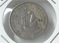 1955 British Caribbean 25 Cent