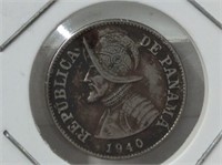 1940 Panama 2 1/2 Centesimos