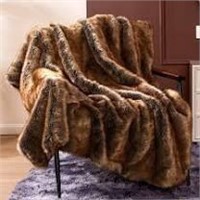 Touchat Luxury 1000GSM Faux Fur Throw Blanket