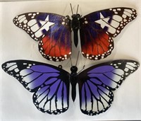 (FJ) 2 Metal Butterflies