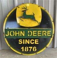 (FJ) 22" Metal "John Deere Since 1876" Sign
