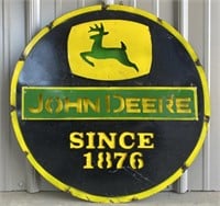 (FJ) 23" Metal "John Deere Since 1876" Sign