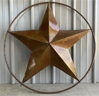 (FJ) 36" Metal Texas Star Sign