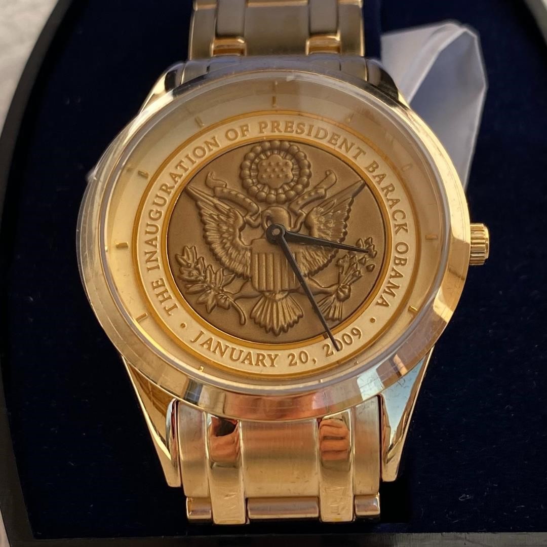 Danbury Plated President Obama Inauguration Watch