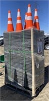 (BF) New 250 Steelman PVC Safety Traffic Cones