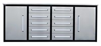 (BF) Chery Industrial 7’ 10 Drawers Stainless