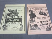 Gene Autry - Western Movie Poster ( Heavy Weight