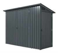 (Y) TMG 4’x8’ Bicycle/Tools Metal Pent Shed