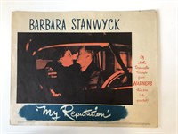 My Reputation original 1946 vintage lobby card