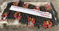 (BF) Unused 5/16” 7’ G80 Chain Sling Double