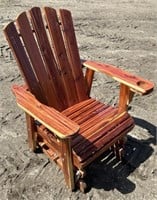 (FJ) New Wooden Glider Chair