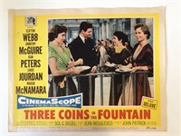 Three Coins in the Fountain original 1954 vintage