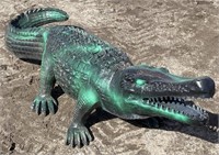 (FJ) 6' x 2' Metal Crocodile