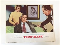 Point Blank original 1967 vintage lobby card