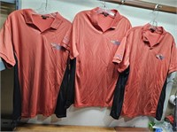 NEW 3 Mens Golf POLO Shirts Sz XXL