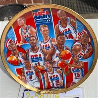 1992 USA Basketball Gold Edition Plate: First 10