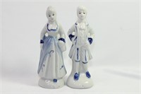 Pair of Porcelain Victorian Figurines