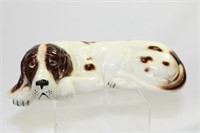 Porcelain Laying Dog