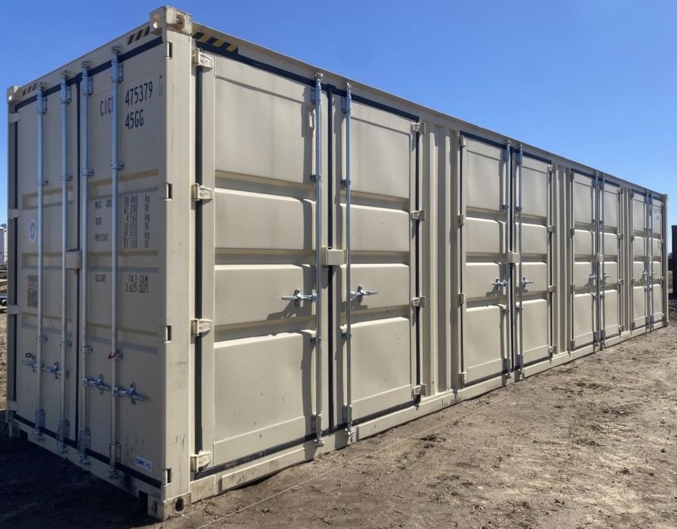 (A) 2023 40’ Multi Door Container