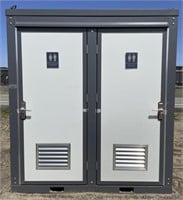 (EX) New Bastone Mobile Restroom, 2 Stall w/