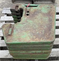 (DJ) (8) John Deere 47 KG Tractor Weights