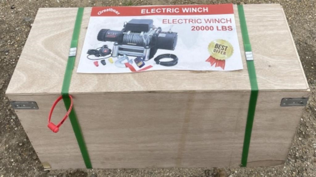 (BF) Greatbear 20,000 LBS Electric Winch, NIB