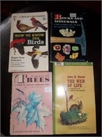 Retro Books- Minerals, Birds, Tree's Ecology