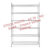 Steel Heavy Duty 6-Tier Utility Shelving Unit