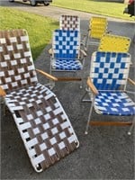 Aluminum folding lawn chairs