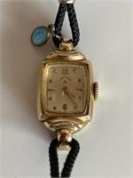 Lady Elgin 14 k gold filled watch