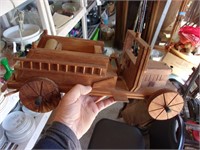 hand made large wooden car