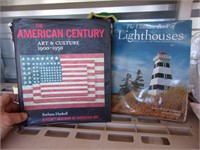 huge books lighthouses etc