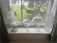 5 Pieces of Pattern Glass