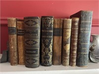 8 Early Books & Bookends