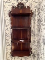 Pair of Reproduction Chippendale Shelves 32"H