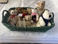 Basket of Assorted Bears