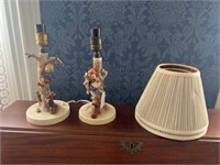 2 Hummel Lamps with Shades