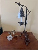 Arts & Crafts Style Lamp, & Antique Decorative