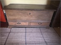 1820's Pennsylvania Blanket Chest with 2 Drawers,