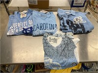 4 new UNC shirts all size M