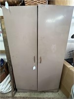 Metal Storage Cabinet & Contents within