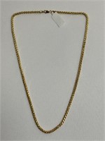 10 K Hollow Gold 19” Chain 8.7 Grams