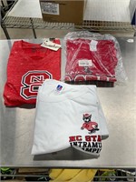 3 new NC State shirts XL